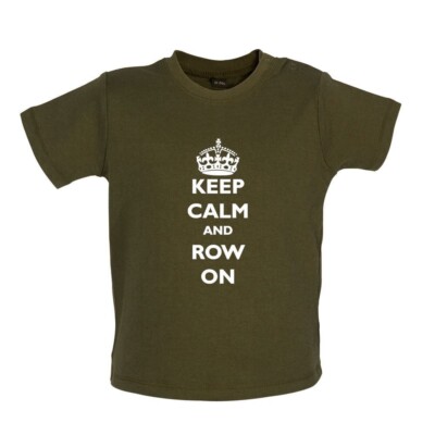 Keep Calm And Reihe Auf - Baby/Strampler - Rudern Ruderer Love Kanu Kajak