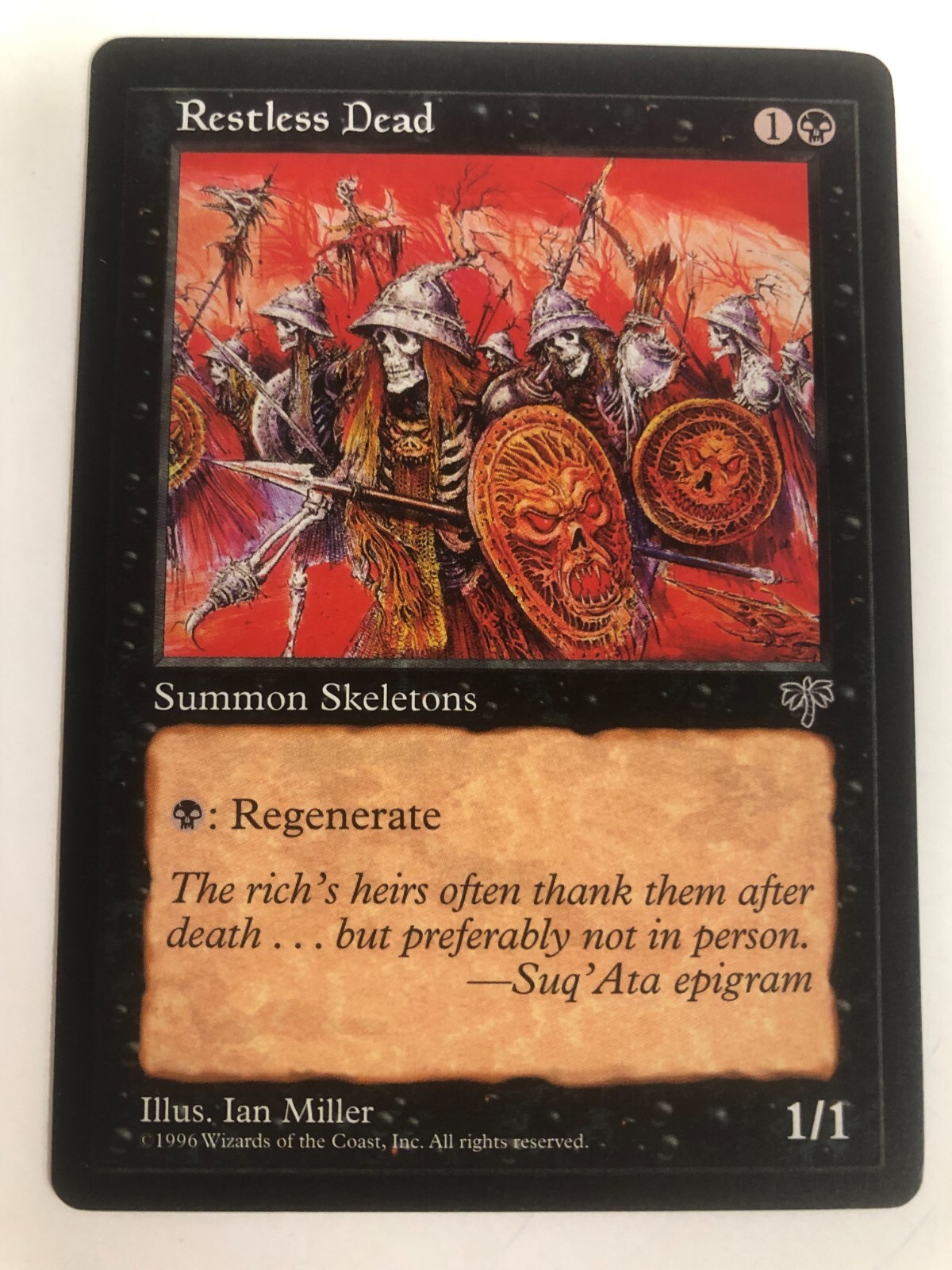 MTG 1x Restless Dead Mirage NM 1996 Magic the Gathering - 787