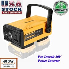 150W Portable Power Supply Inverter for Dewalt 20v Battery DC to AC 110v 220v