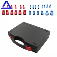 12 Metric and 14 Inch Nut and Bolt Gauges Thread Checker 26 PCS in Case