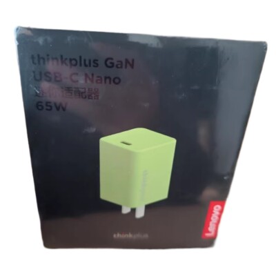 Original Lenovo Thinkplus GaN USB-C Nano 65W PD Quick Fast Charger Cable Set