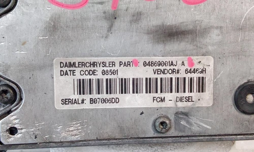 04869001AJA Caja Reles/Fusibles para CHRYSLER VOYAGER (RG) 2001 525191 - Imagen 4 de 9
