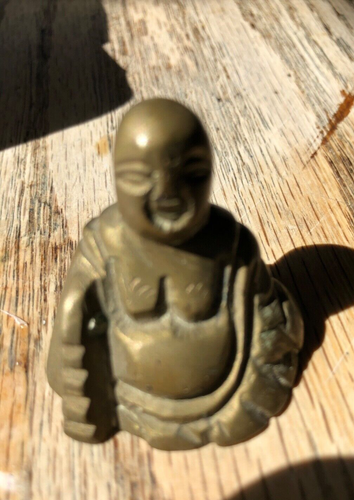 Solid Brass Buddha, 71.6 g, China - Picture 5 of 14