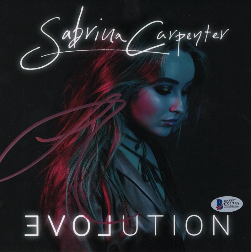 Sabrina Carpenter Signed Autograph 8x8 Photo - Evolution w