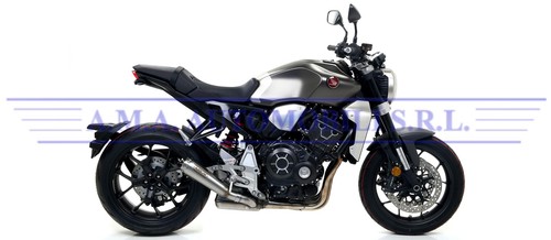 Doppio scarico Pro-Race nichrom "Dark" Honda CB 1000 R Anni 2018 2019 2020 2021 - Foto 4 di 6