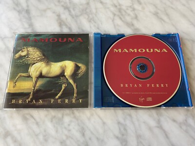 Bryan Ferry Mamouna CD ORIGINAL 1994 Virgin Roxy Music, Your Painted Smile RARE!