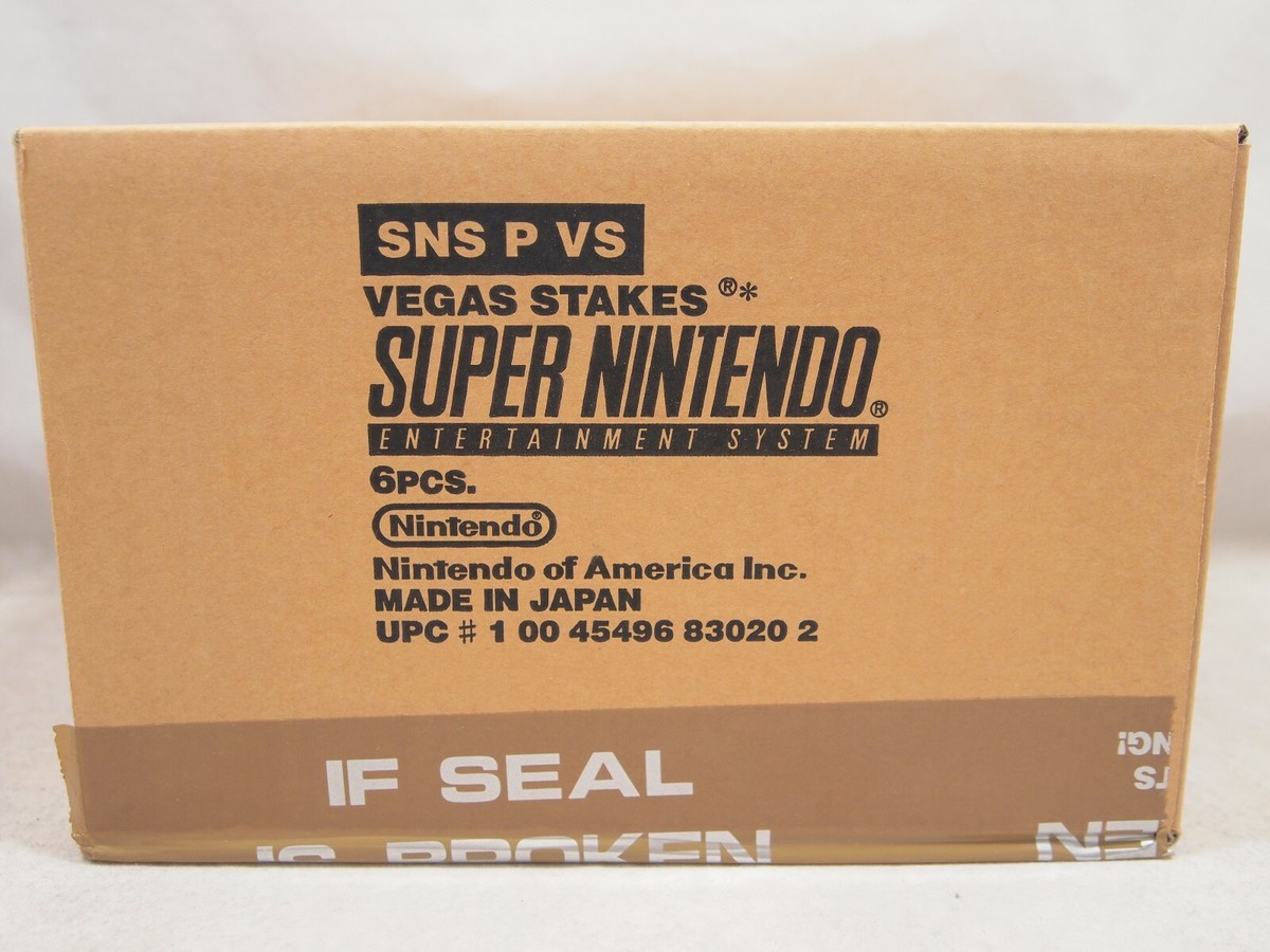 SNES Super Nintendo Vegas Stakes Like New - PAL - Grade A