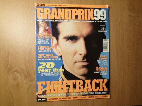 BBC SPORTS MAGAZINE-Grand Prix '99-DAMON HILL, FIGHT BACK-Divers/Teams/Circuits