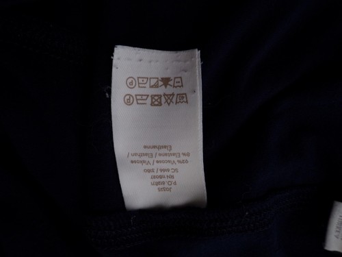 Boden Ankle Slim Leg Pants Leggings Size 14 Pull On Navy Blue Viscose Spandex - Picture 5 of 7