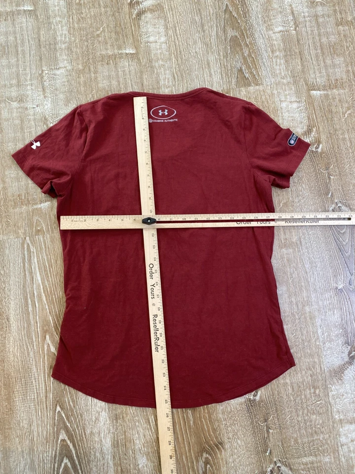 Camisa suelta de manga corta para mujer Washington Redskins Under Armour Combine M Foto 4 de 4