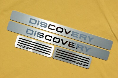for LAND ROVER DISCOVERY SPORT 2015-2026 - CHROME Door Sill Scuff Plate Set of 4
