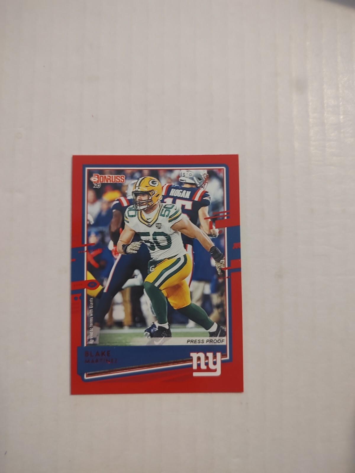 2020 Donruss Press Proof Red #109 Blake Martinez (PWE)