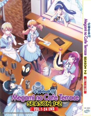 Megami no Café Terrace Season 1-2 Japanese Anime DVD English Sub Free Ship