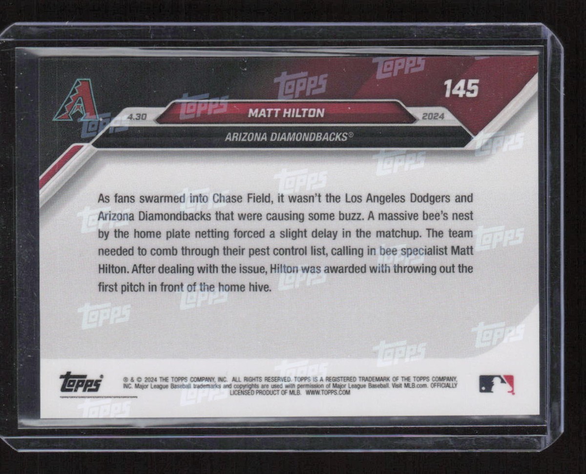 2024 Topps Now #145 Matt Hilton | eBay