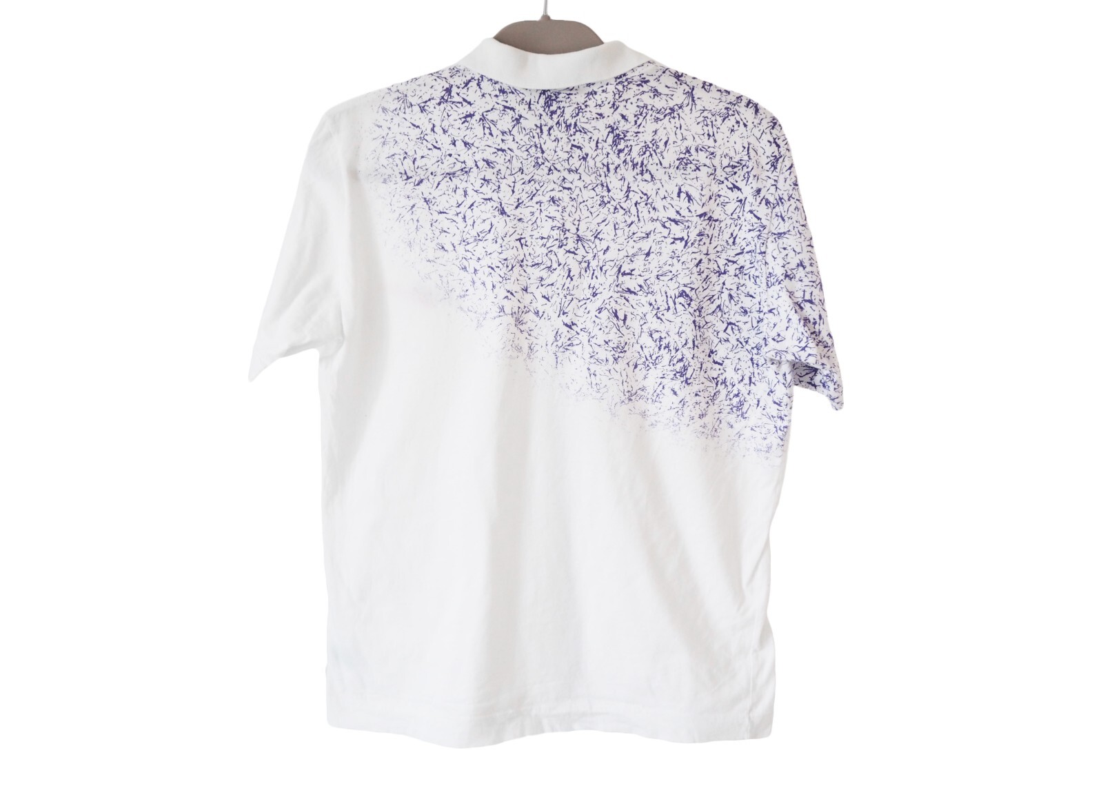 Polo Vintage FILA taglia S bianca viola tennis stile anni '90 made in Italy