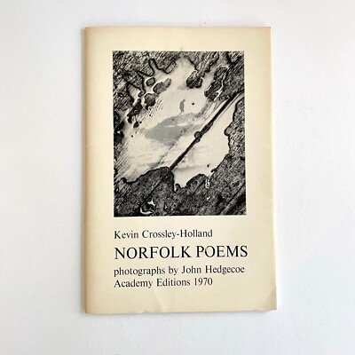 Norfolk Poems. Photographs by John Hedgecoe, 1970, Ltd. Ed #28/50, Double Signed