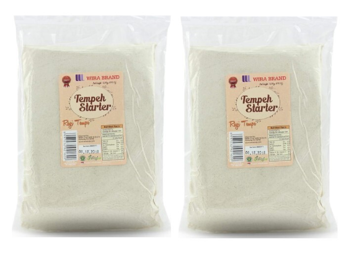 Ragi Tempeh Starter - Producto de Indonesia - Vegano 500 g (17,80 oz) - Paquete de 2