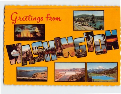Postcard Greetings from Washington USA