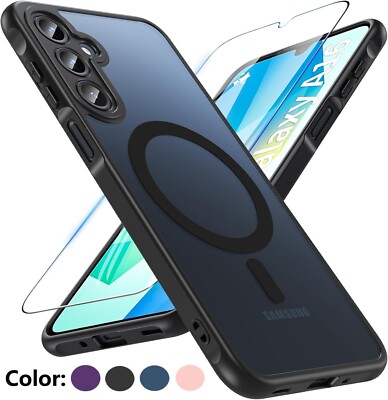For Samsung Galaxy A16 5G Phone Case Heavy Duty Mag Safe Cover + Tempered Glass | eBay For Samsung Galaxy A16 5G Phone Case Heavy Duty Mag Safe Cover + Tempered Glass | eBay