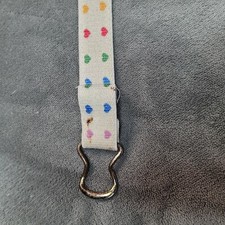 Vtg 80s Kids Belt Care Bear Hearts Metal Distressed See Photos Nostalgia Kids