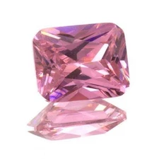 AAA Rated 5x3mm - 20x15mm Pink Cubic Zirconia Emerald Cut **View Video**