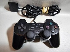 USED Sony PlayStation 2 Dual Shock Analog PS2 Controller SCPH-10010 - Black