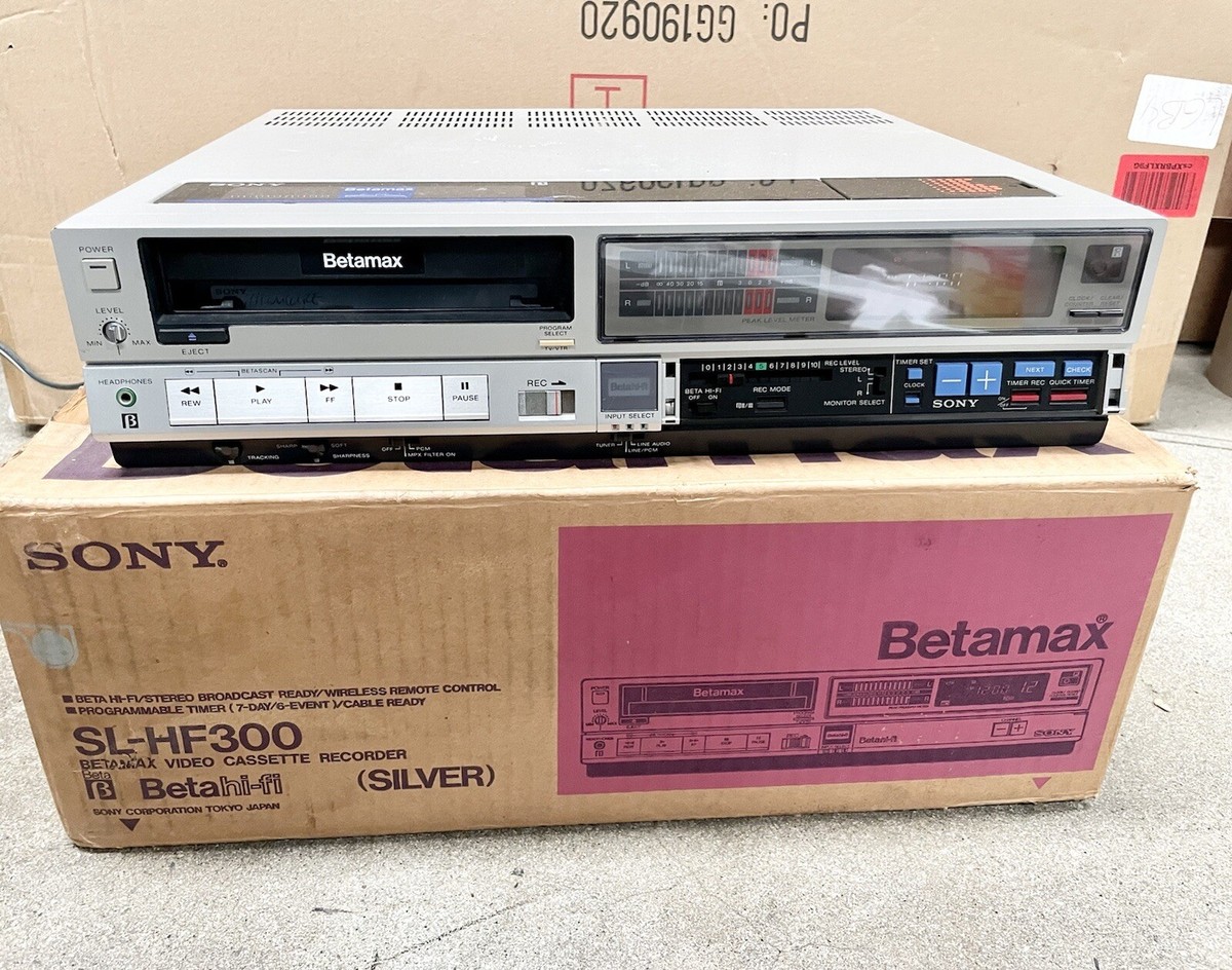 SONY SL-HF300 Betamax HI-FI Stereo Recorder/Player For Parts SONY SL-HF300 Betamax HI-FI Stereo Recorder/Player For Parts