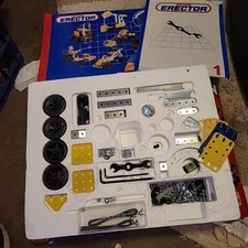 Spare Parts Meccano Erector Metal Construction Set 2 Model 030402 In Box Vintage