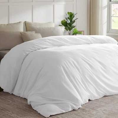 STWIENER Oversized King Duvet Cover 120"x120", Only One Piece Extra Large Ultra Soft M...