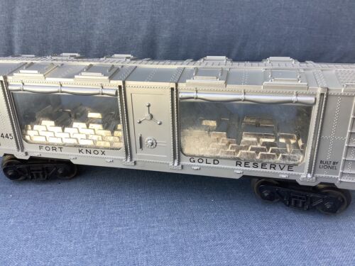 Postwar Lionel 6445 Fort Knox Gold Reserve Rail Car - O Gauge - OB- Nice - Picture 9 of 20