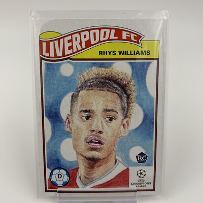 Topps Living Set UCL Champions League Rhys Williams #295 Rookie