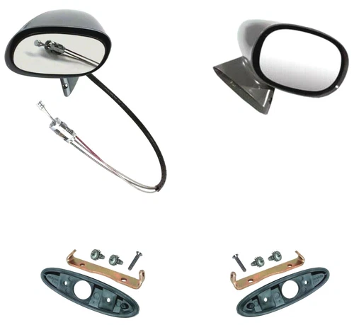 OER L/H Remote Bullet and R/H Bullet Mirror Set 1970-1972 GTO LeMans 442 Cutlass