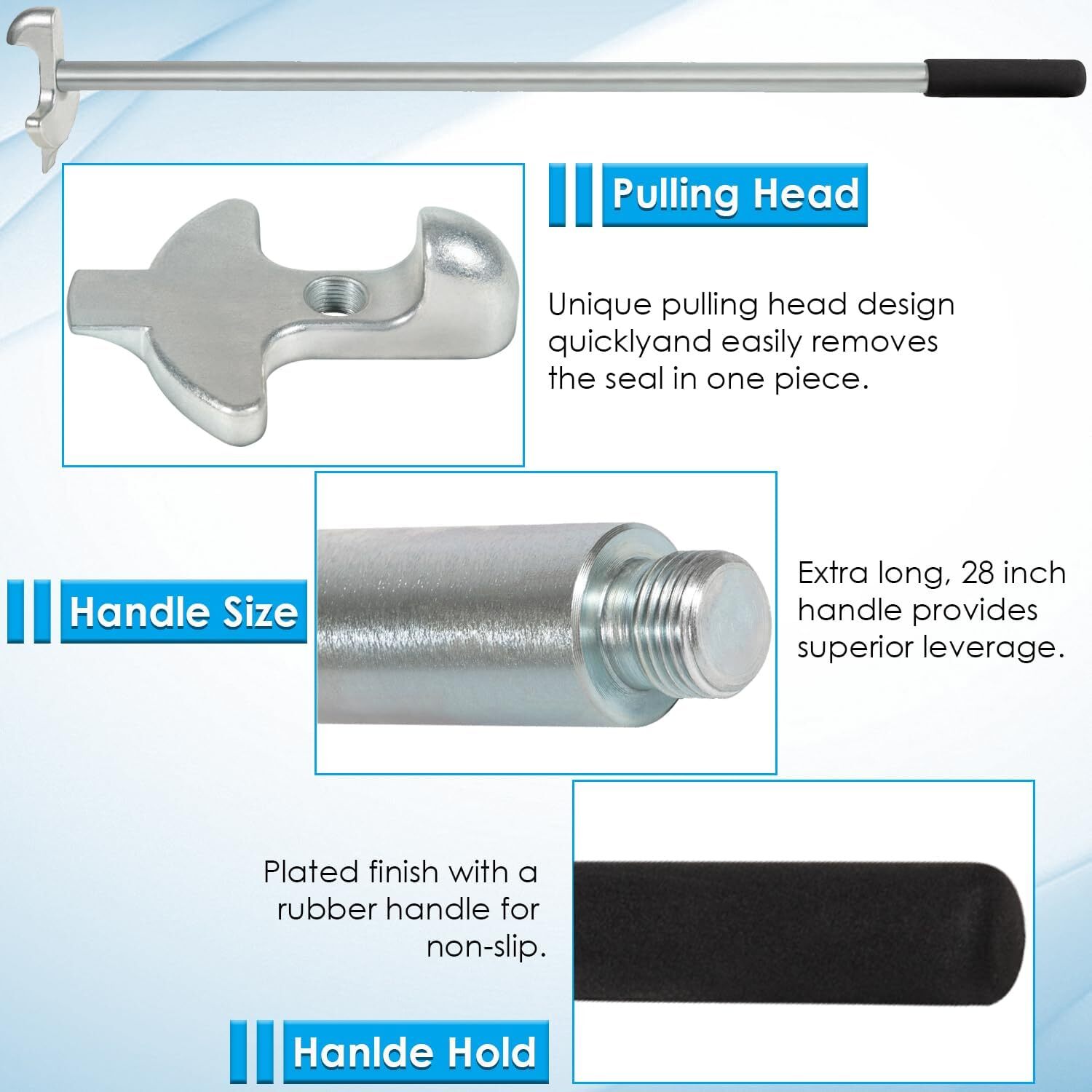 5085 Hub Oil Seal Remover Hub Puller for Trailer Truck Axles Removes Hub Seals