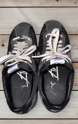 Nike Cortez Los Angeles Kings Black/Silver Suede Shoes CI9873-001