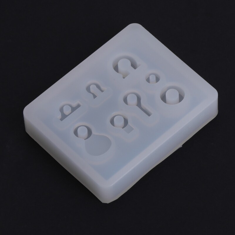 Silicone Pendant Mold For Resin Acrylic Jewelry Tools Earring Pendant Resin Mold