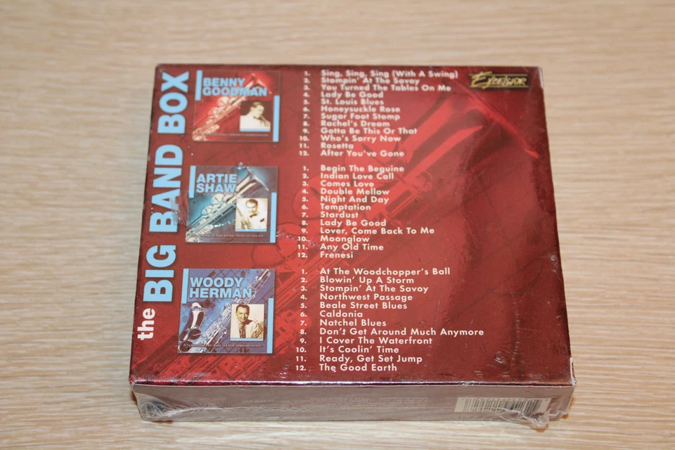 The Big Band Box 3 Cd Set -BENNY GOODMAN, ARTIE SHAW & WOODY HERMAN - NEW/SEALED - Image 2 of 4