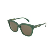Alexander Mcqueen Unisex Square 55mm Sunglasses Green