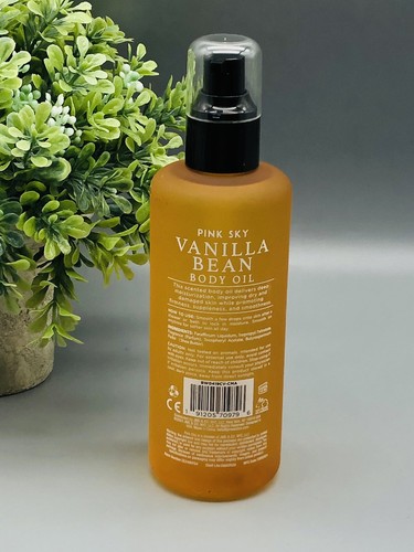 Pink Sky VANILLA BEAN Scented Body Oil Renew 8.11 oz New - Picture 4 of 4
