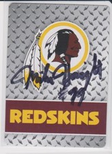 MIKE HAIGHT WASHINGTON REDSKINS 1992 IOWAUNIVERSITY AUTOGRAPHED PLAYING CARD