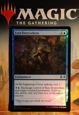Magic - Eyes Everywhere / Augen überall - Uc Foil - Ravnica Allegiance - EN/NM