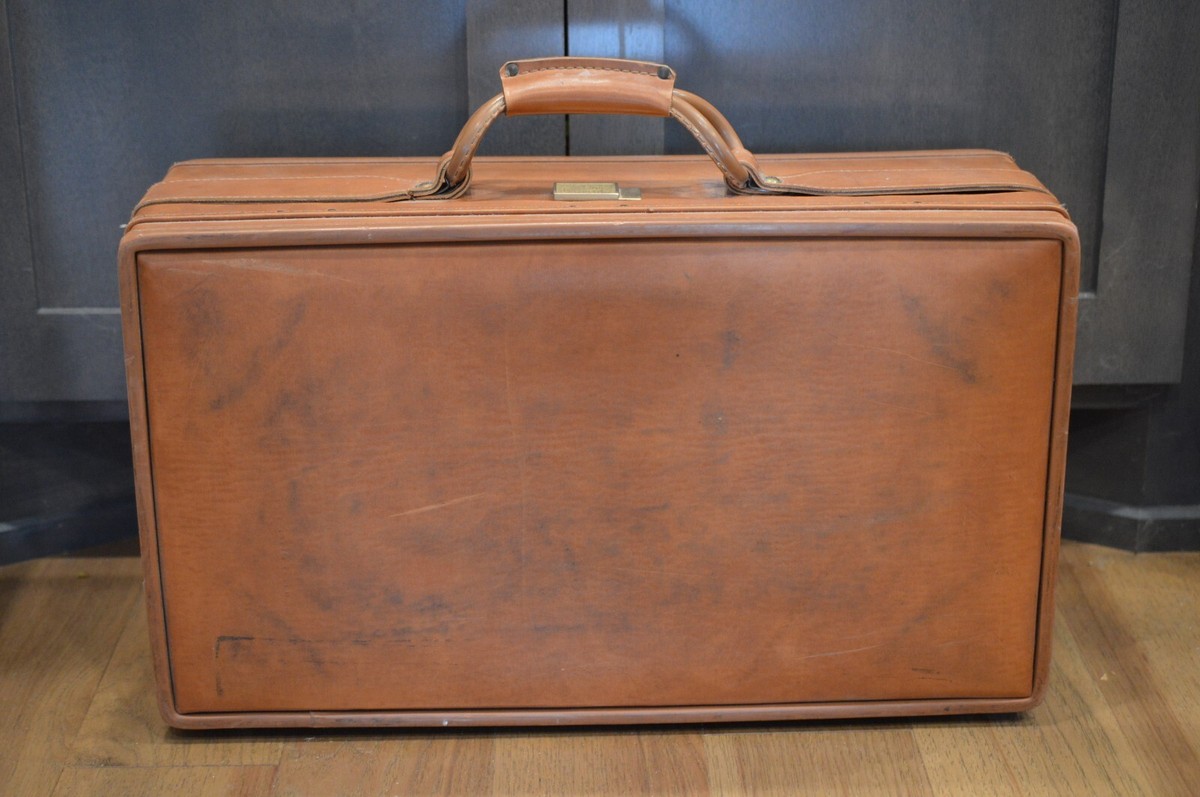 hartmann luggage ヴィンテージ 本革 トランク Vintage Hartmann Luggage Vinyl Suitcase 21