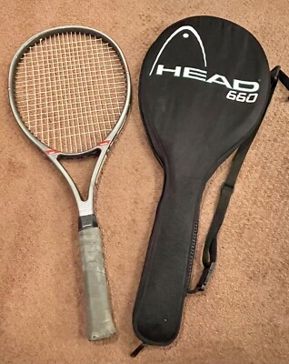 Head Master 660 Graphite Composite Tennis Racket w/Case Grip: 4-1
