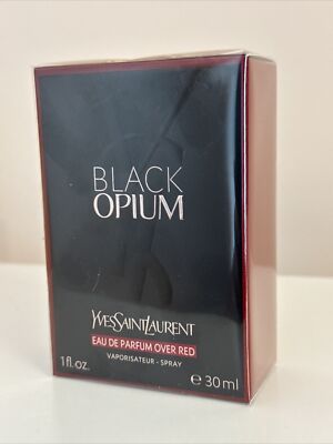 2024) Yves Saint Laurent BLACK OPIUM Eau de Parfum OVER RED 1oz