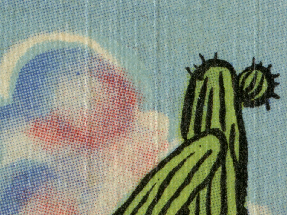 ¡Póster postal "Giant Cactus" de Arizona 1942! (hasta 24 x 36) - Vintage - Desierto Foto 2 de 4