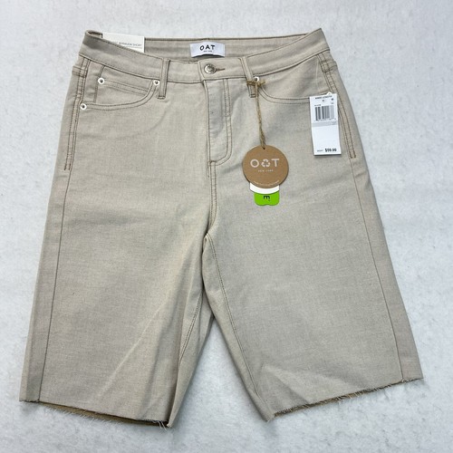 OAT New York High-Rise Bermuda Shorts Größe 27 neu mit Etikett $ 59