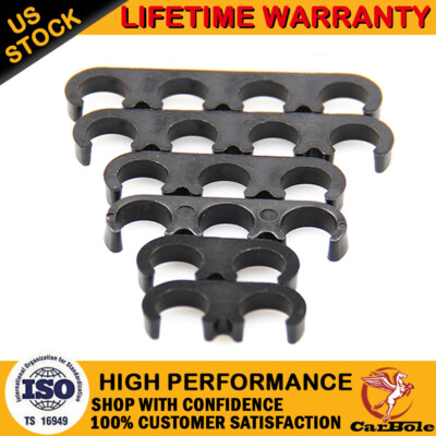 Spark Plug Wire Holders 2 Sets Blue Spark Plug Wire Separators For Chevy, Ford - Plastic Wire Looms (Part #9877) Spark Plug Wires - Foto 9
