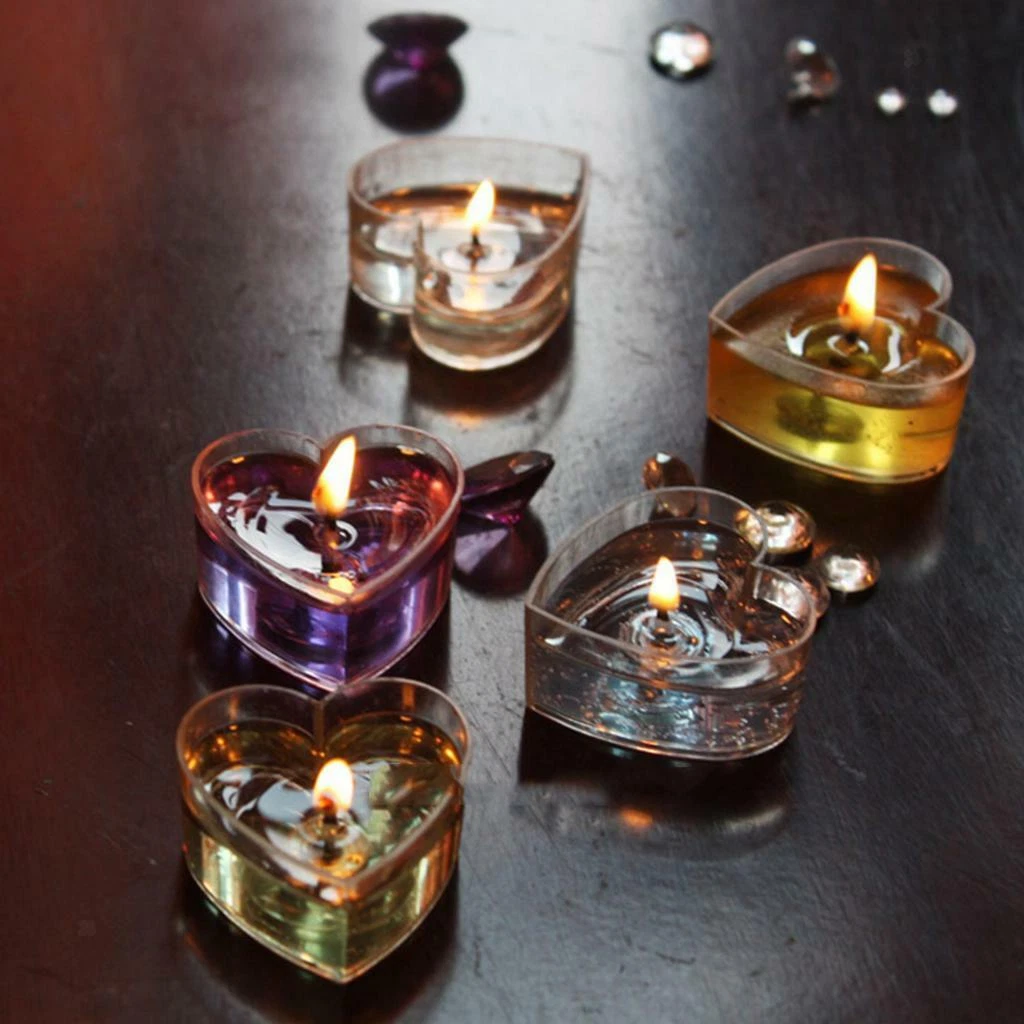 Heart shaped tea light cheap cups