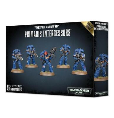 Warhammer 40K - Primaris Space Marines Intercessor Combat Squad (x5) NOS