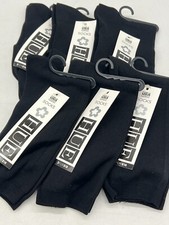 1 Pair HUE Black Body Socks One Size U5995 Nylon & Spandex Made in the USA