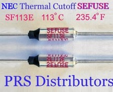 SF113E SEFUSE Cutoffs NEC Thermal Fuse 113 C 235.4 F 250V 10A New USA SELLER
